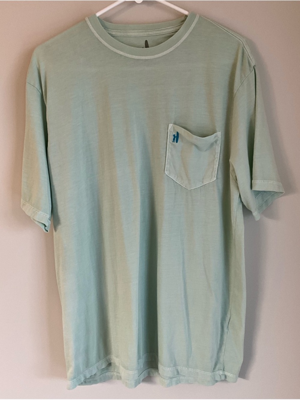 Johnnie-O Men’s Large Light Green Short Sleeve T-Shirt Flawed Prep Surf